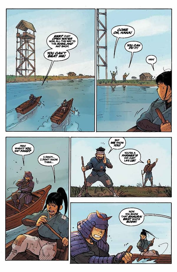 Interior preview page from Ronin Island: The Complete Collection