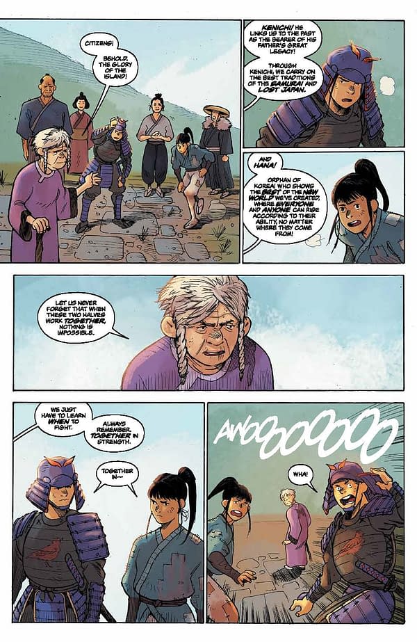 Interior preview page from Ronin Island: The Complete Collection