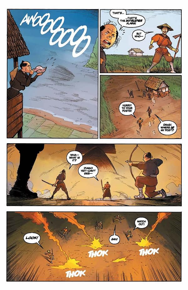 Interior preview page from Ronin Island: The Complete Collection