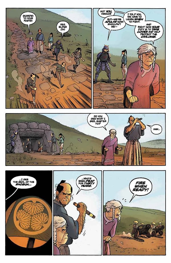 Interior preview page from Ronin Island: The Complete Collection