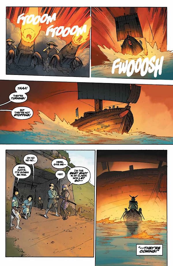 Interior preview page from Ronin Island: The Complete Collection