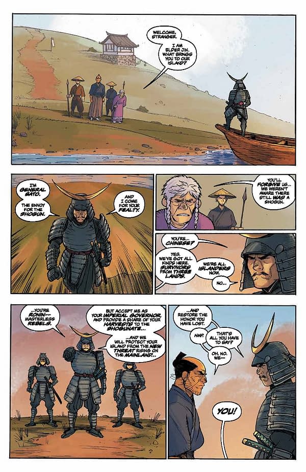 Interior preview page from Ronin Island: The Complete Collection