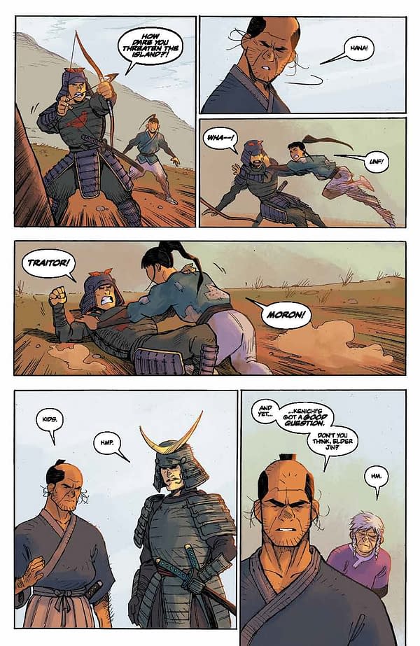 Interior preview page from Ronin Island: The Complete Collection