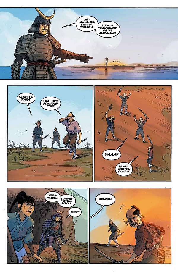 Interior preview page from Ronin Island: The Complete Collection