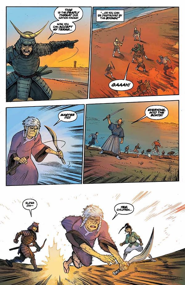 Interior preview page from Ronin Island: The Complete Collection