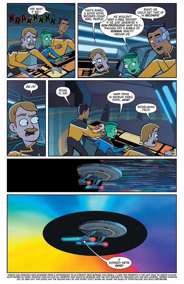 Interior preview page from STAR TREK LOWER DECKS #4 JACK LAWRENCE COVER