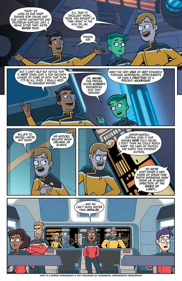 Interior preview page from STAR TREK LOWER DECKS #4 JACK LAWRENCE COVER