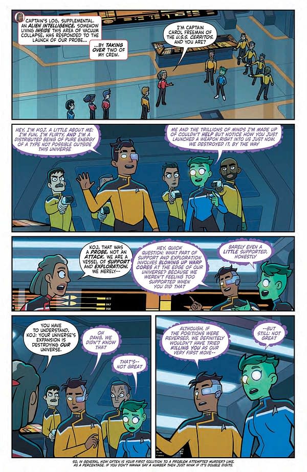 Interior preview page from STAR TREK LOWER DECKS #4 JACK LAWRENCE COVER