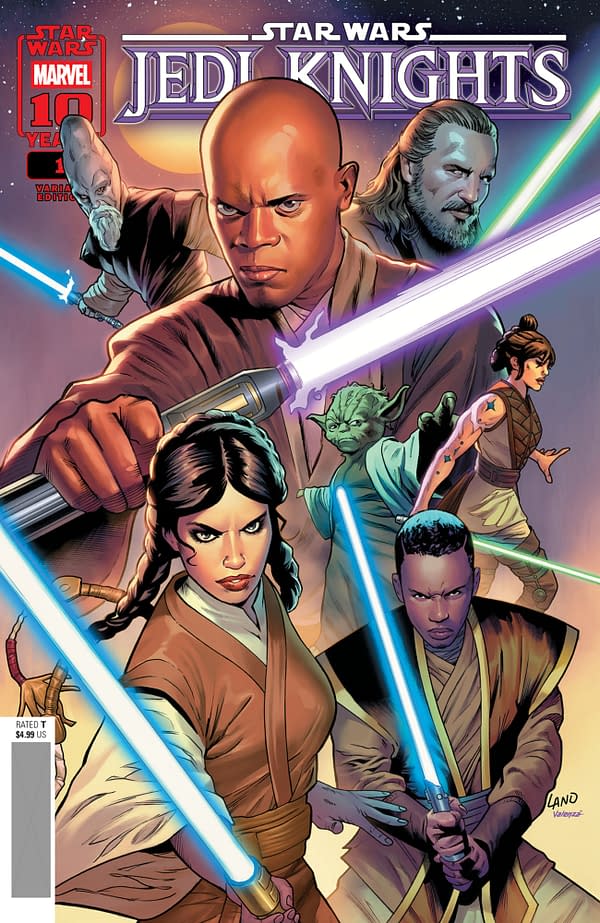 Cover image for STAR WARS: JEDI KNIGHTS #1 GREG LAND VARIANT