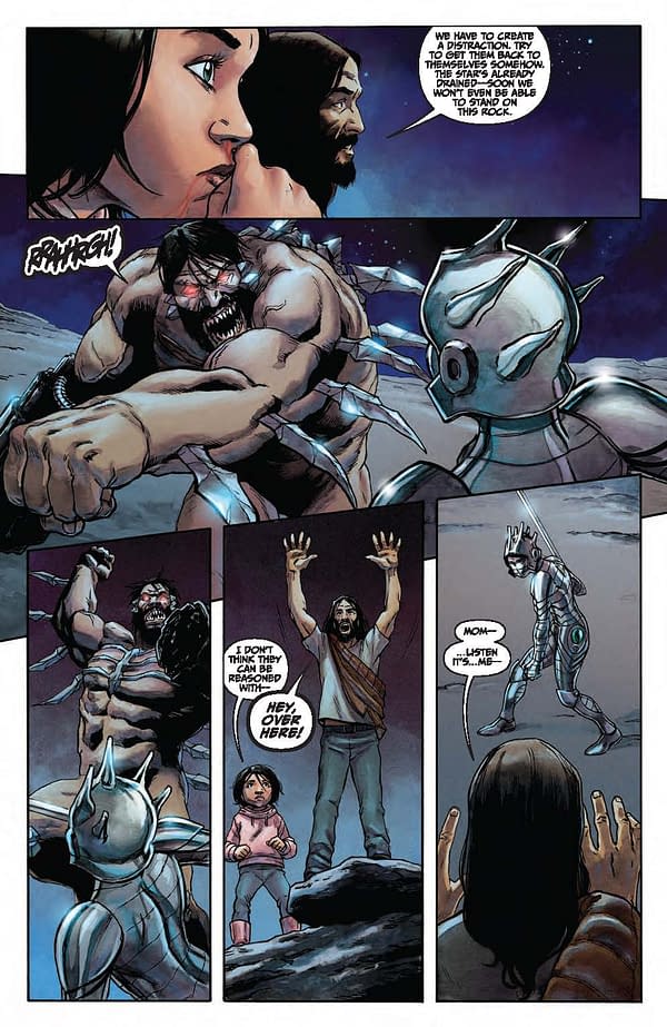 Interior preview page from Amory Wars: No World For Tomorrow #9