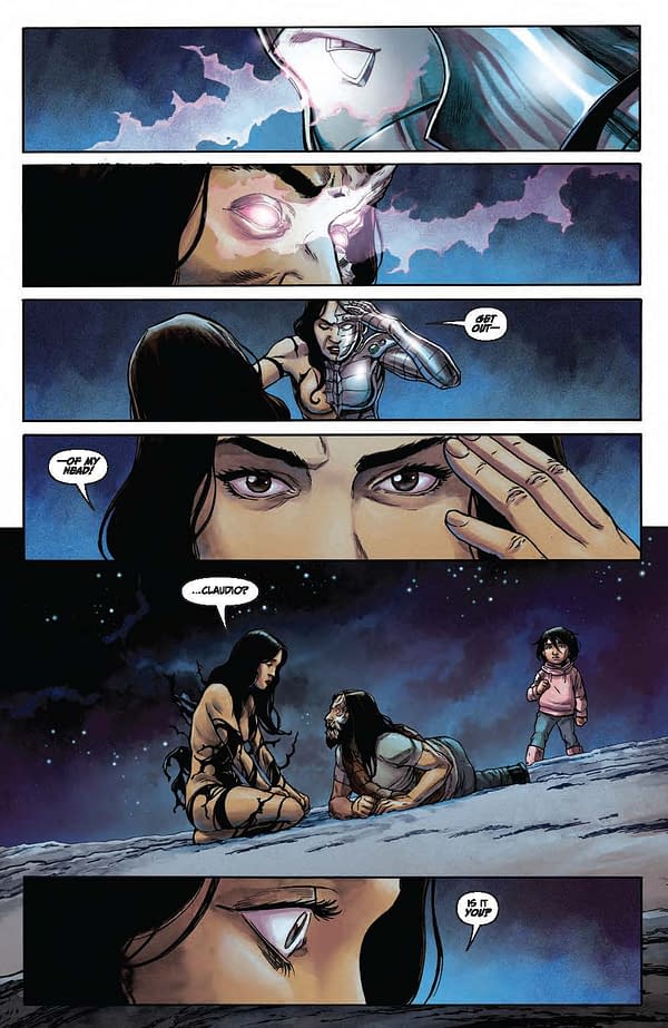 Interior preview page from Amory Wars: No World For Tomorrow #9