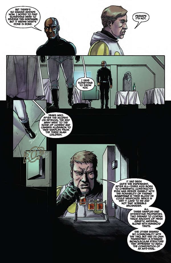 Interior preview page from Amory Wars: No World For Tomorrow #9