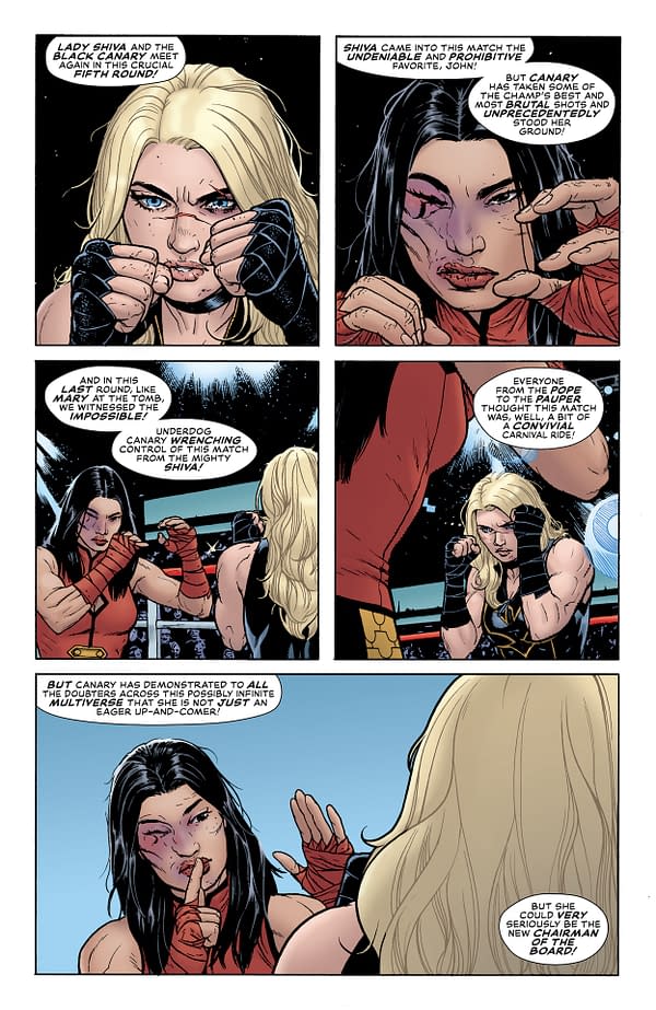 Interior preview page from Black Canary Best Of The Best #5