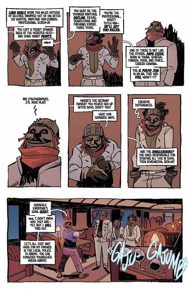 Interior preview page from Bronze Faces #2