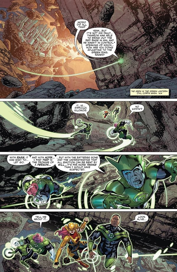 Interior preview page from Green Lantern Corps #2