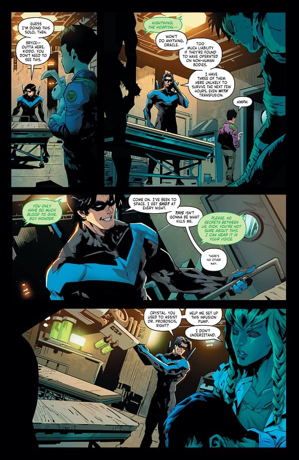 Interior preview page from Nightwing #124