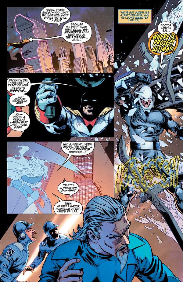 Interior preview page from Space Ghost #10