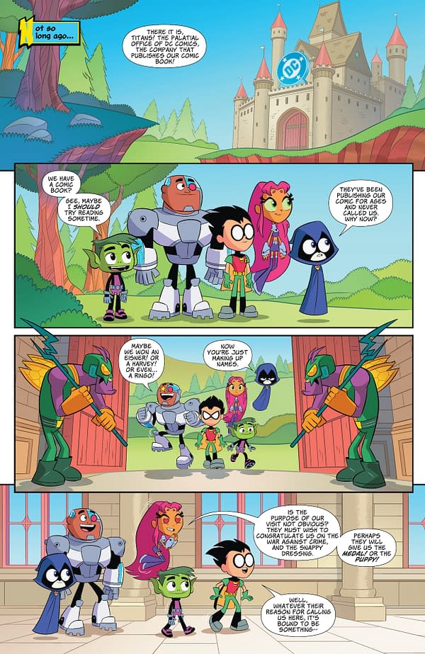 Interior preview page from Teen Titans Go #1