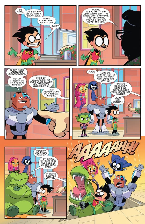 Interior preview page from Teen Titans Go #1