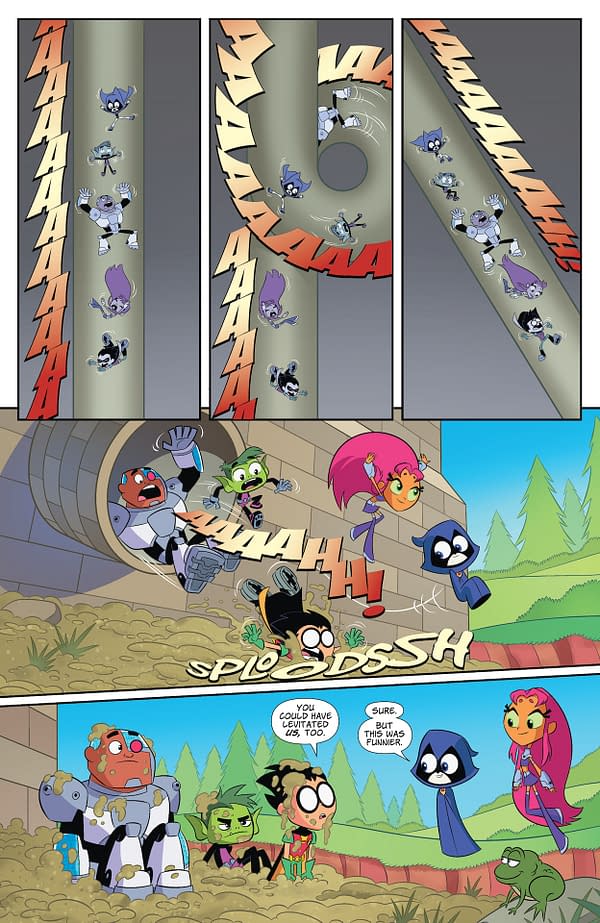 Interior preview page from Teen Titans Go #1