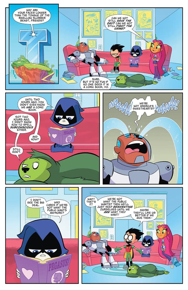 Interior preview page from Teen Titans Go #1