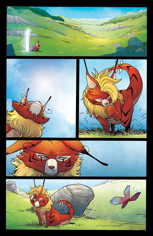 Interior preview page from Thundercats #13