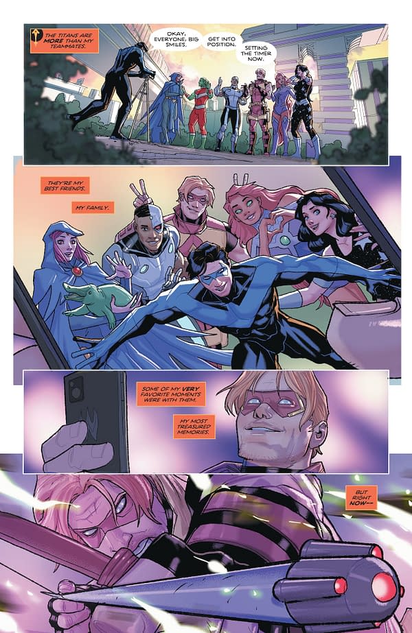 Interior preview page from Titans #21