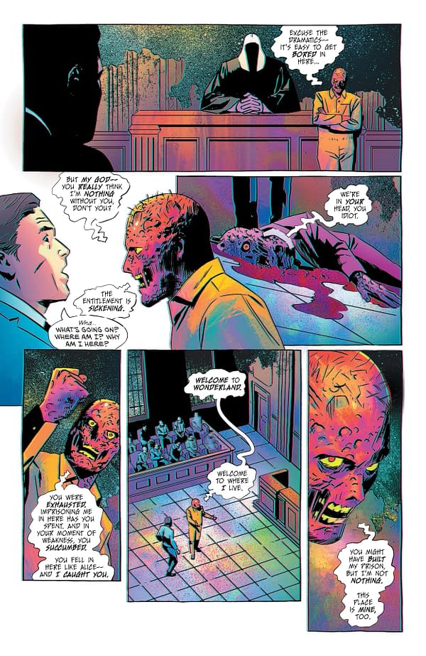 Interior preview page from Two-Face #4