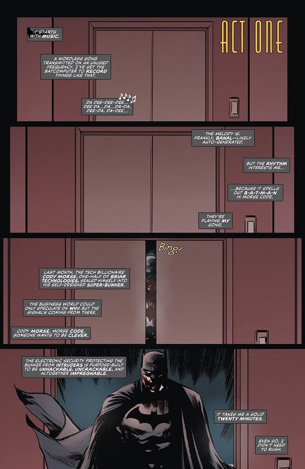 Interior preview page from Detective Comics 2025 Annual #1