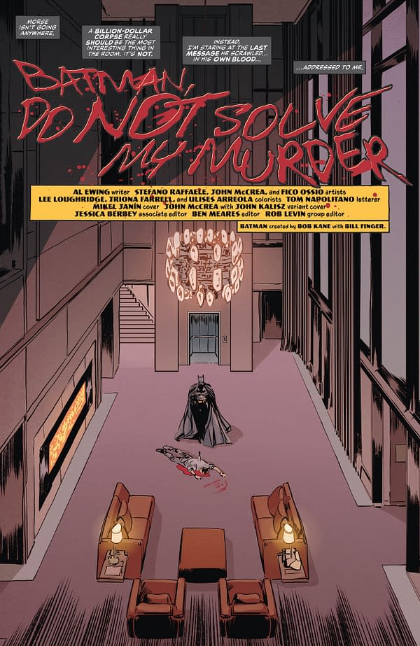 Interior preview page from Detective Comics 2025 Annual #1