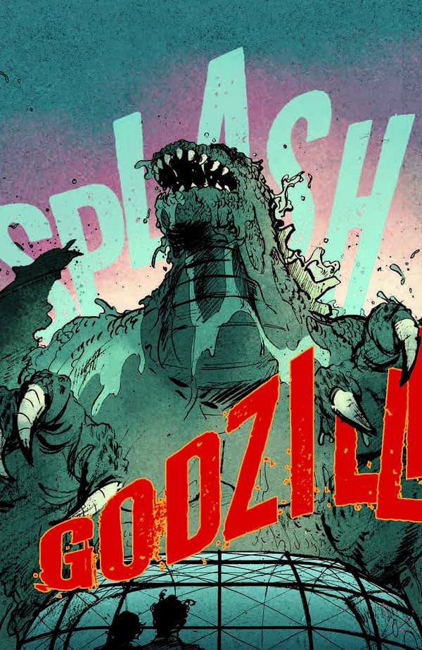 Interior preview page from GODZILLA: HEIST #2 BOB EGGLETON COVER