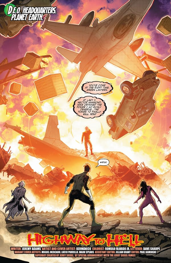 Interior preview page from Green Lantern #22