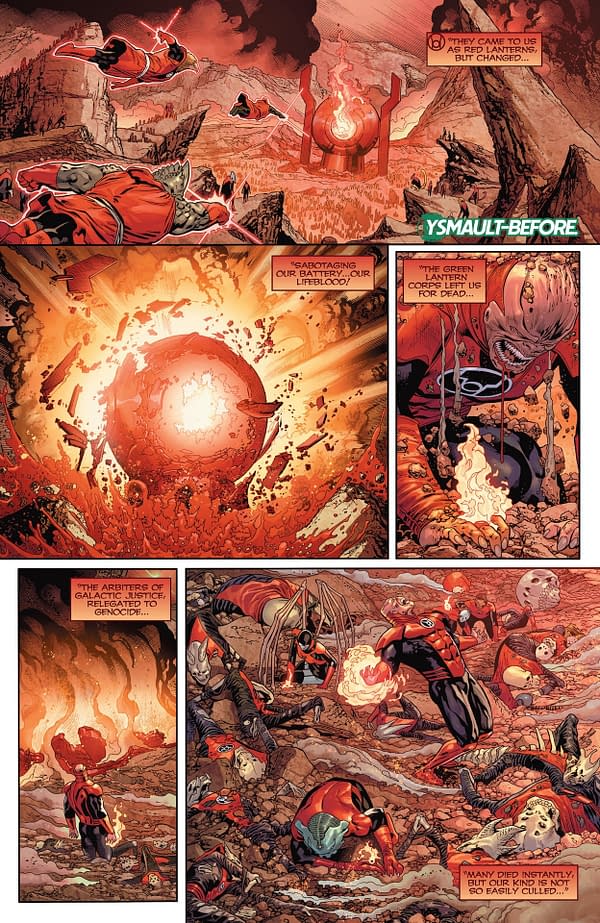 Interior preview page from Green Lantern Corps #3
