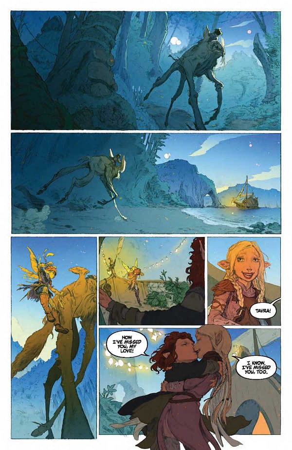 Interior preview page from Jim Henson Presents #3