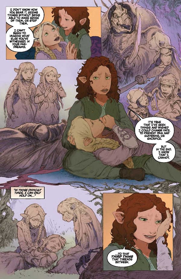 Interior preview page from Jim Henson Presents #3