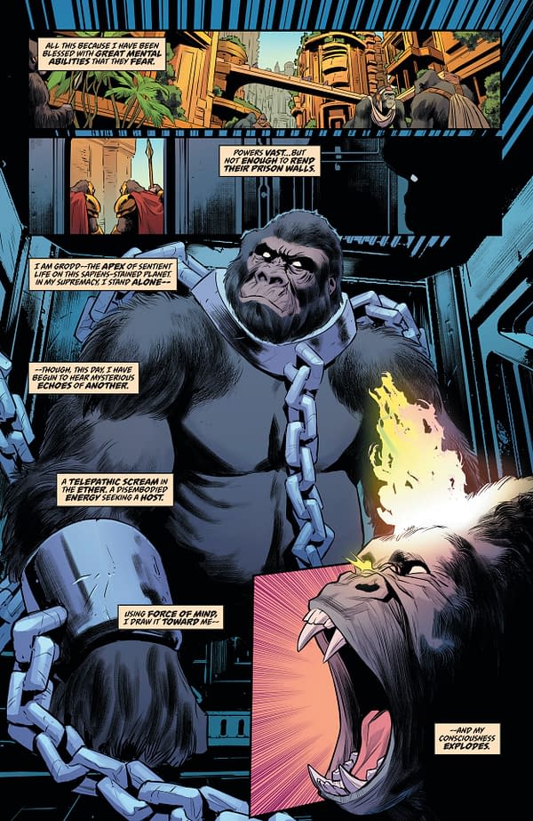 Interior preview page from Justice League Unlimited #6