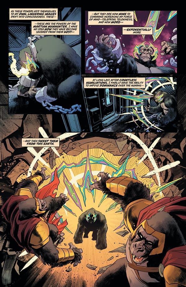 Interior preview page from Justice League Unlimited #6