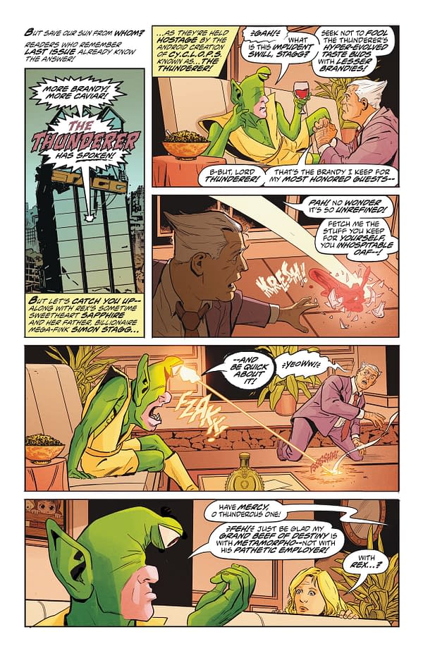 Interior preview page from Metamorpho The Element Man #5