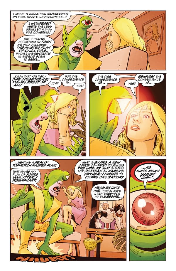 Interior preview page from Metamorpho The Element Man #5
