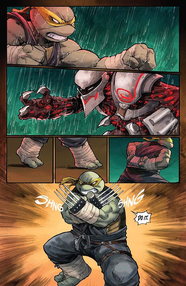 Interior preview page from TEENAGE MUTANT NINJA TURTLES: NIGHTWATCHER #7 FERO PE COVER