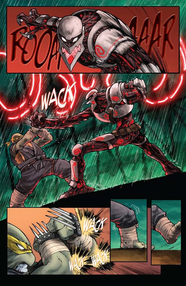 Interior preview page from TEENAGE MUTANT NINJA TURTLES: NIGHTWATCHER #7 FERO PE COVER
