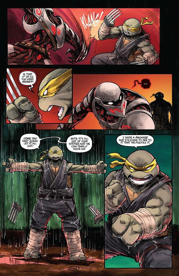 Interior preview page from TEENAGE MUTANT NINJA TURTLES: NIGHTWATCHER #7 FERO PE COVER