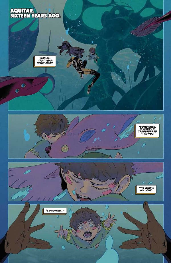 Interior preview page from Power Rangers Prime #6