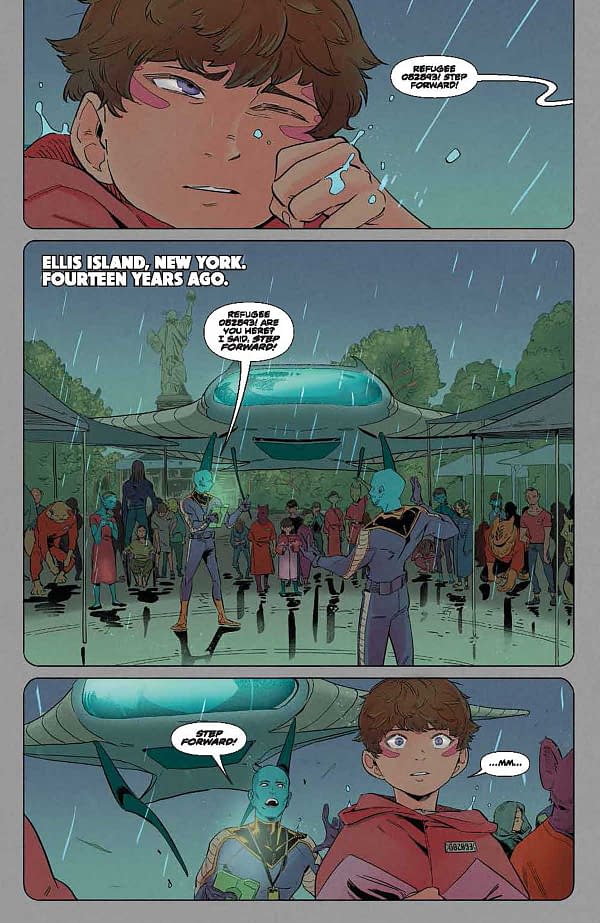 Interior preview page from Power Rangers Prime #6
