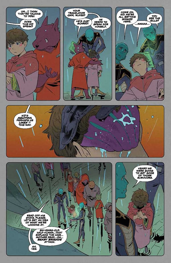 Interior preview page from Power Rangers Prime #6
