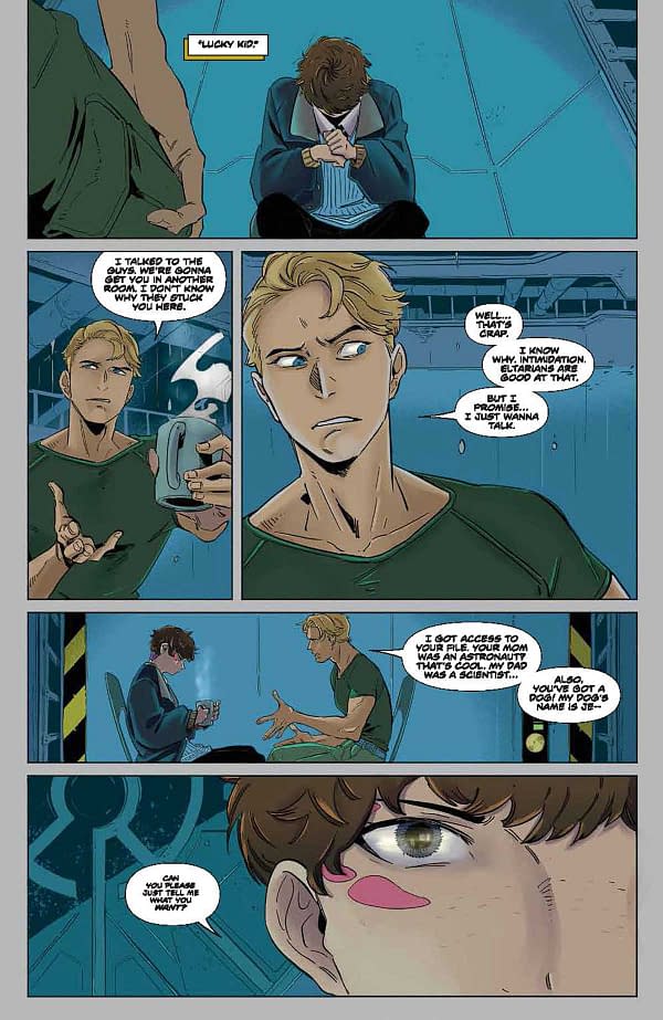 Interior preview page from Power Rangers Prime #6