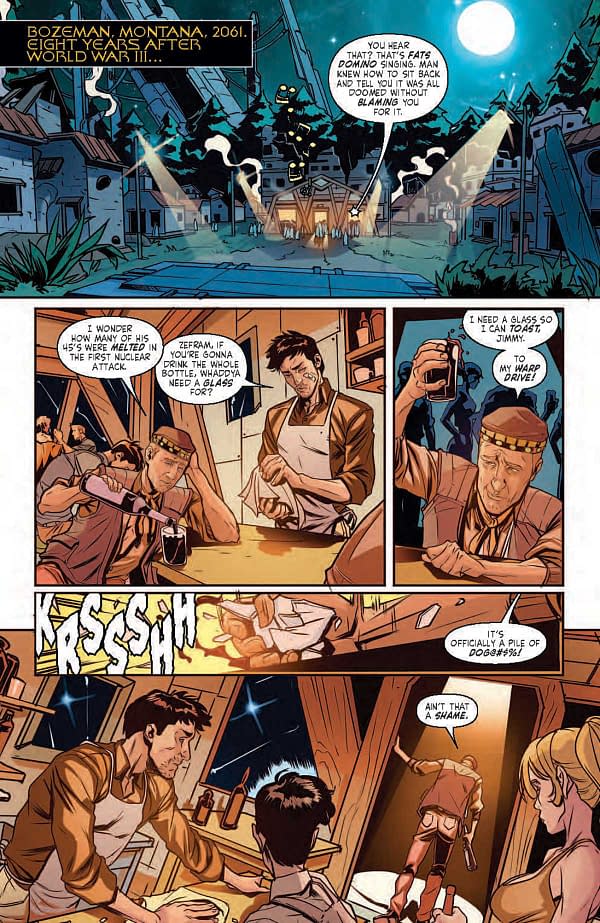 Interior preview page from STAR TREK: DEFIANT #26 MALACHI WARD COVER