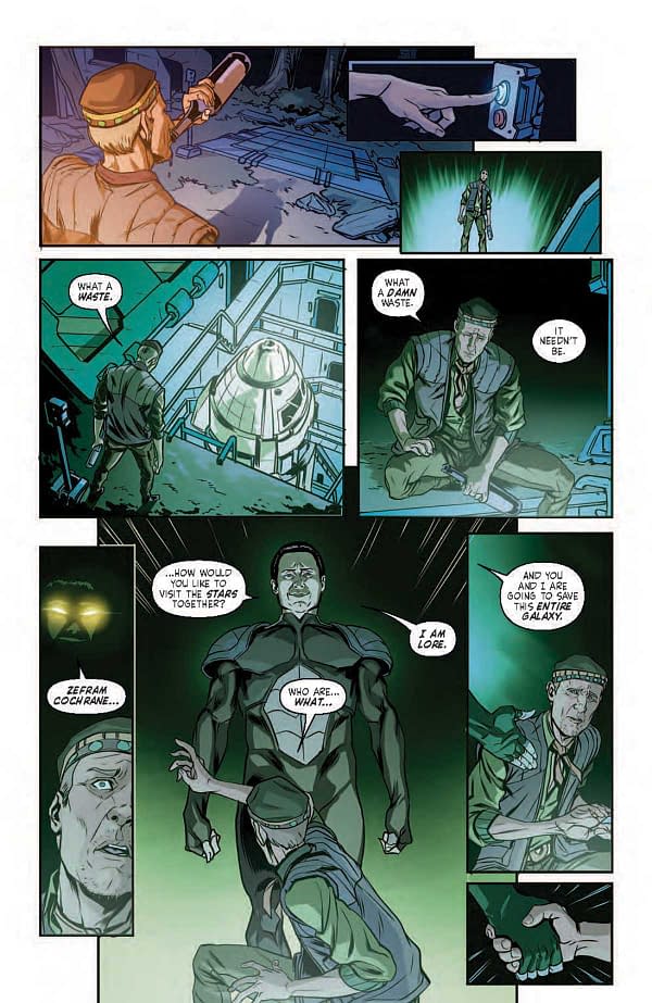 Interior preview page from STAR TREK: DEFIANT #26 MALACHI WARD COVER