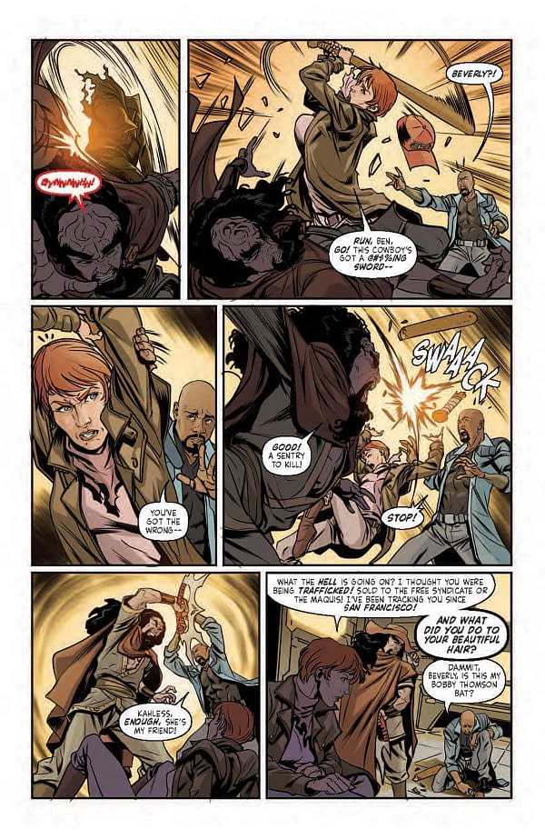 Interior preview page from STAR TREK: DEFIANT #26 MALACHI WARD COVER
