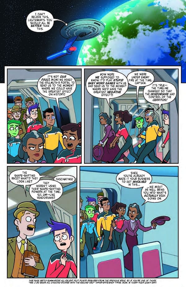 Interior preview page from STAR TREK LOWER DECKS #6 JACK LAWRENCE COVER